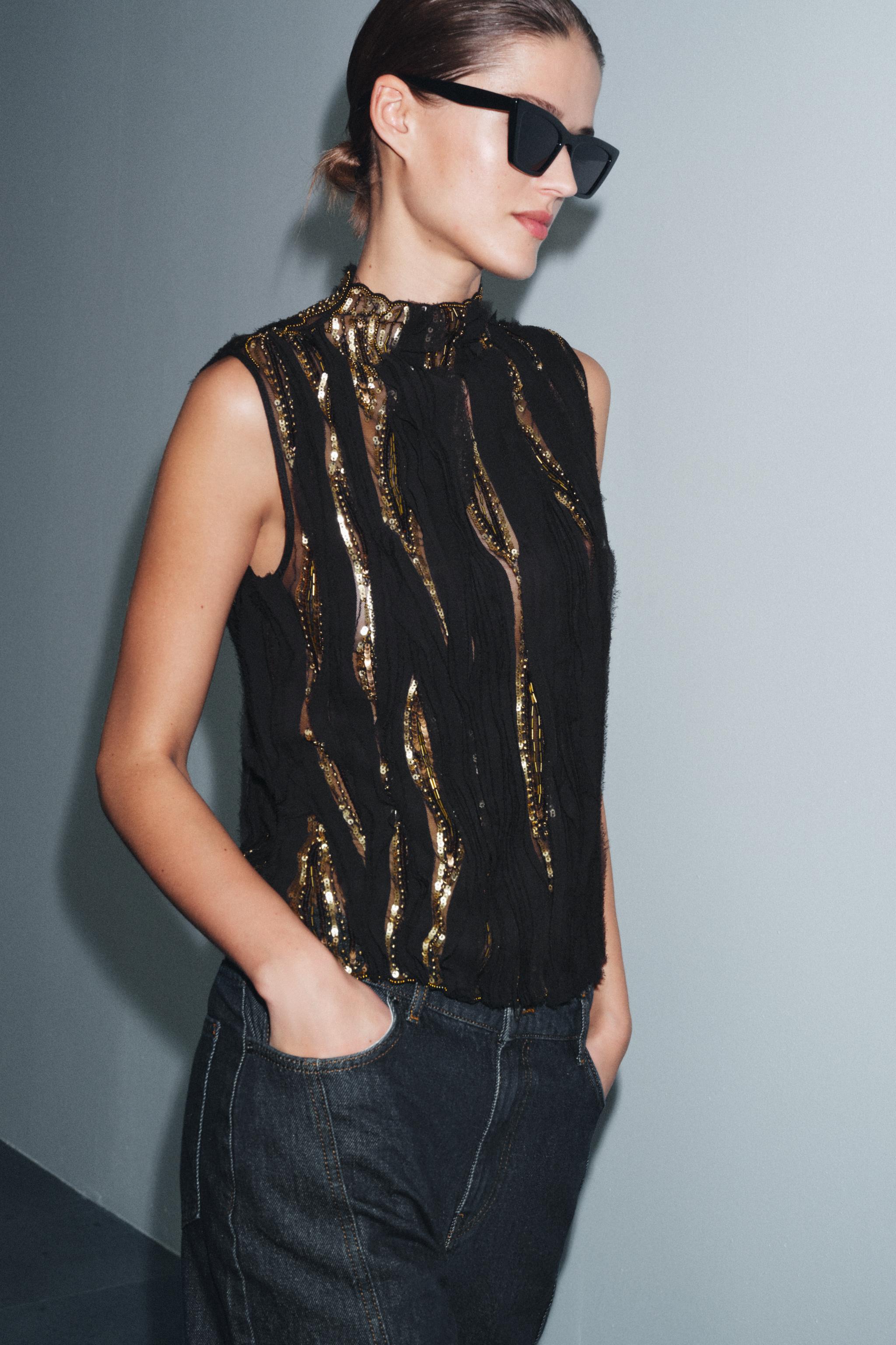 ZW COLLECTION LIMITED EDITION SEQUIN TOP